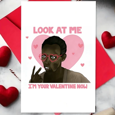 1pc Humorous Valentine's Day Card - High-Quality Paper, Unique Confession Card For Husband/Wife Birthday Card Festival Card