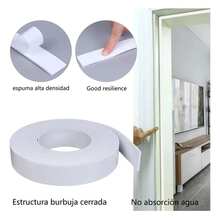 2 Pz Cinta Doble Cara 3 Mt Largo X 1.8 Cm Resistente Blanca - Blanco - Ver 4