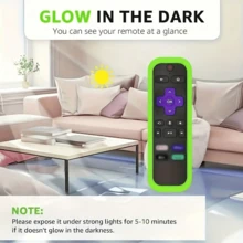 1pc Remote Control Dust Cover | Compatible With Hisense Roku TV Remote Controls, Made Of Scratch-Resistant And Dustproof Silicone, Available In Multiple Colors For A Versatile And Stylish Look, A Practical Back-To-School Accessory. - màu xanh lá - Xem 6
