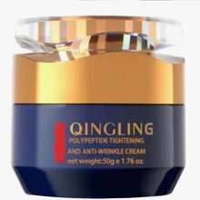 Qingling Face Cream, Quinglin Crema Para Arrugas, Qingling Wrinkle Removal Cream, Polypeptide Tightening And Anti-Wrinkle Cream, Facial Neck Eye Cream Anti-Aging For Men & Women - 彩色 - 查看 1