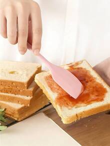 1pc All-In-One High-Quality Silicone Scraper Baking Tool, Heat-Resistant Silicone Scraper, Baking Shovel Knife 21cm/28cm, Cream Cake Spatula - Non-Stick Silicone Scraper For Cooking, Baking And Spreading - Holiday Party Birthday Cake Baking Tools - Multicolor - View 2