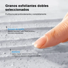 Exfoliante corporal ultrabrillante, exfoliación suave y cuidado de la piel 2 en 1, suaviza y revitaliza la piel - Lavanda - Ver 6