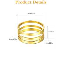 1pc/3pcs/5pcs Stainless Steel Round Ring Opener Tool, Jewelry Making Handcraft DIY Accessory Tool (Gold)