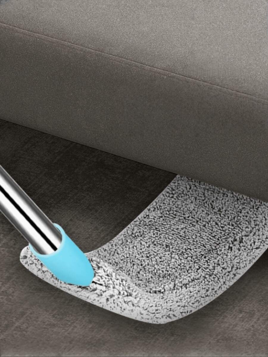 可伸缩除尘拖把，超细纤维除尘布，适用于床底清洁，也可用于清扫灰尘和擦拭沙发缝隙；加长拖把，可用于拖地、家庭清洁和学校季节性清洁工具 - 彩色 - 查看 1