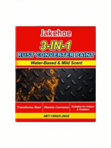 jakehoe 1pc/100g + Brush 2-In-1 Rust Remover Metal Primer, Water-Based Metal Cleaning Anti-Corrosion Rust-Proof Primer, Effectively Prevents Rusting And Extends Metal Lifespan, Forms Protective Layer Quickly With Reduced Drying Time. Excellent Anti-Rust Performance, Durable Protection, Strong Adhesion, High Application Efficiency, Excellent Weather Resistance, Suitable For Various Environments. - Multicolor - View 8