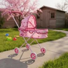 Kids Doll Strollers - 淺粉色 - 查看 1