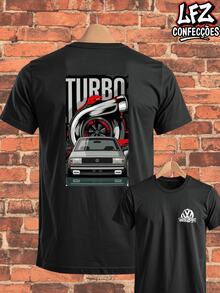 Square Goal Turbo Turbine Speed T-Shirt Shirt Blouse Unisex 100% Cotton Premium Top Streetwear New Release Immediate Shipping!! Plus Size - 黑色 - 查看 1