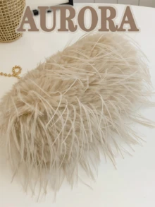 Crafted With Soft Faux Fur, This Fluffy Tote Bag Doubles As A Stylish Satchel And Shoulder Handbag, Perfect For Women-Whether For Yourself, Mom, Friends, Or Bridesmaids. It Pairs Beautifully With Fall And Winter Outfits, Working Great As A Plush Underarm Bag For Daily Commutes, Dates, Or Casual Outings. Though Compact, It Easily Fits A Mobile Phone And Wallet, And Its Versatile Design Can Transition Across Occasions. Beyond Daily Use, It's A Lovely Gift Pick: Ideal For Young Girls' Birthdays, Proms, And Graduations, Plus Special Days Like Valentine's Day, Christmas, Anniversaries, Thanksgiving, And Halloween. - 彩色 - 查看 9