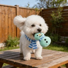 3-In-1 Snowman Plush Dog Chew Doll With Sound, Suitable For Dogs And Cats To Play And Entertain Themselves - Multicolor - View 5