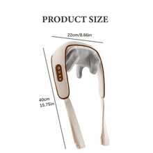 Masajeador inalámbrico para hombros y cuello, masajeador corporal multifunción, masaje de cuello/hombros/espalda/pantorrillas, 6 cabezales de masaje, amasado bidireccional + calefacción, ángulo dorado de 45°, funcionamiento con un solo botón, fácil de usar, portátil para el hogar/oficina/viajes, funda extraíble y lavable, gran regalo para personas mayores - Multicolor - Ver 13