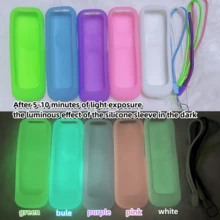 1pc Remote Control Dust Cover | Compatible With Hisense Roku TV Remote Controls, Made Of Scratch-Resistant And Dustproof Silicone, Available In Multiple Colors For A Versatile And Stylish Look, A Practical Back-To-School Accessory. - 粉色 - 查看 4