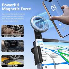 Tesla Phone Mount, MagSafe Car Mount, Magnetic Car Phone Holder For Tesla 3/Y/XS/S Accessories Screen, Fits All Phone, TeS-La Model Y Accessories TesLa Mo-Del 3 Accessories Strongest Magnet Power, Black - màu đen - Xem 5
