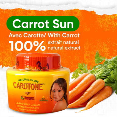 Natural Brightening Carrot Moisturizing Cream - Moisturizing Face And Body Cream, Evens Skin Tone, Contains SPF 10, For Daily Use, Nourishing And Hydrating Cream –