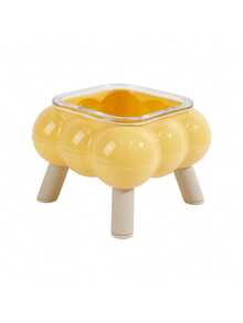 1个全新猫咪喂食碗，四脚架宠物碗