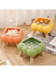 1个全新猫咪喂食碗，四脚架宠物碗