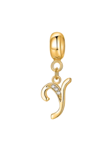 1 Pc Fashionable 925 Sterling Silver A-Z Letters Exquisite Letter Pendant Charm Bead For Women Fit Bracelets Bangles DIY Jewelry Making Anniversary Gift Fine Ladies Jewellery - Exquisite Letters - View 32