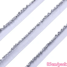 85厘米/包 手工串珠蕾丝花边丝带 - 优雅精致，非常适合DIY服装、领子和裙子装饰、包包、帽子装饰配件、婚礼和节日装饰、工艺品丝带、装饰饰边