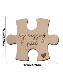 1 件/木制，我一直想找的浪漫情人节礼物纪念品，送给他/她 - 彩色 - 查看 3