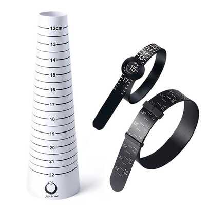 1pc/2pcs/3pcs Bracelet/Ring Sizer Tool, Measure Bracelet Inner Diameter Ruler 12-22, Bracelet Circumference Measuring Tool, Bracelet Measuring Tape, For DIY Jewelry, Jade Bangle Measurement, Essential For Handicraft Enthusiasts