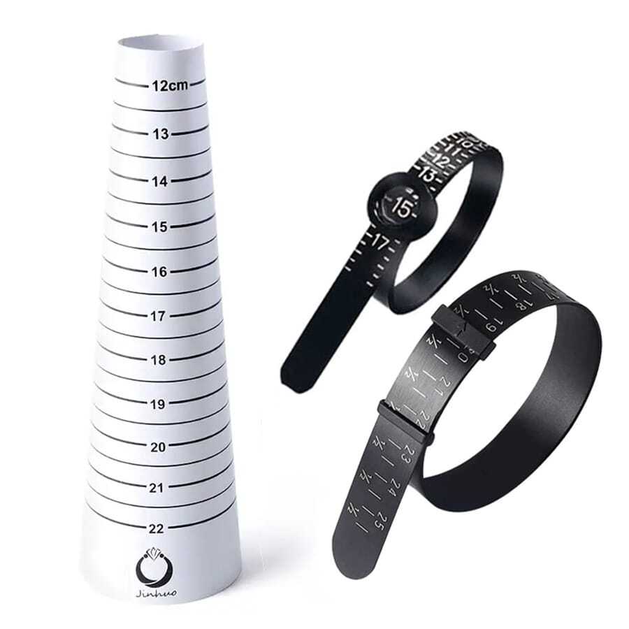 1pc/2pcs/3pcs Bracelet/Ring Sizer Tool, Measure Bracelet Inner Diameter Ruler 12-22, Bracelet Circumference Measuring Tool, Bracelet Measuring Tape, For DIY Jewelry, Jade Bangle Measurement, Essential For Handicraft Enthusiasts