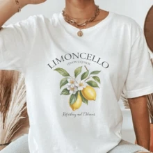 White Short-Sleeved T-Shirt With A Refreshing Lemon Design And A Comfortable Regular Fit. - 白色的 - 查看 4