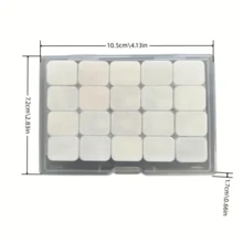 20色固体水彩颜料套装，珠光闪亮色调，旅行水彩套装，适合艺术家、业余爱好者和绘画爱好者 - 均碼 - 查看 3