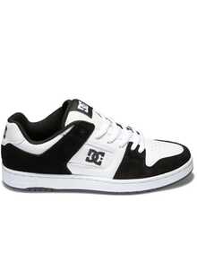 DC Manteca 4 Anvil + LA Men's/Women's Classic Skater Sneakers With Flat Sole - Casual - Đen và Trắng - Xem 2