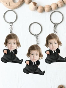Bộ 1/3/5 móc khóa ảnh Baby Boss tùy chỉnh, quà sinh nhật hình đầu lâu nổ Boss Baby, quà lưu niệm độc đáo, móc khóa ảnh tùy chỉnh, đồ trang trí kỷ niệm ngày sinh của bé, món quà hoàn hảo cho bố mẹ mới, gia đình, bạn bè, thích hợp cho tiệc mừng em bé, trang trí phòng trẻ, quà tặng cá nhân hóa, quà tặng cặp đôi, áp dụng cho nhà, văn phòng, chìa khóa xe, quà tặng bạn trai, phụ kiện cá nhân hóa, mặt dây chuyền ba lô, trang trí phòng, trang trí nhà cửa phòng khách, sang trọng dễ tiếp cận, quà tặng Ngày của Mẹ - Nhiều màu 3 - Xem 13