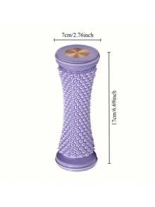 1pc Foot Massage Roller, Yoga Massage Foam Roller, Multi-Functional Sports Fitness Training Equipment, Travel Muscle Relaxation Roller, Manual Foot Massage Tool - Multicolor - View 4
