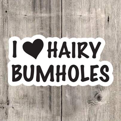 「ふわふわお尻が大好き」おもしろいいたずらビニールステッカー、3インチ、防水、車、ノートパソコン、オートバイ、ヘルメット、水筒、工具箱などに適しています。ギャグギフト、ユーモアのある装飾、おもしろいデザイン、個性的なアート、ビニール