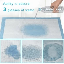 50-Pack Ultra Absorbent Pet Diaper Pads For Dogs &Cats Odor-Control Puppy Pee Mats Disposable Litter Toilet Solutions - 45*60cm - 查看 5