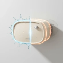 1pc Tissue Box Holder Wall Mounted, Toilet Paper Storage Box With Drawer And Phone Holder, Wall Mounted Waterproof Bathroom Paper Roll Holder No Drilling Roll Dispenser (Beige)