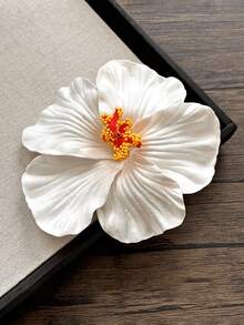 1 pieza Pinza para el cabello con flor hawaiana de color aleatorio, pinza para el cabello con flor artificial, adecuada para vacaciones, fiestas en la playa, accesorios para el cabello con flores tropicales de verano, fiestas de boda, regalo de festival para niñas, regalo del Día de la Madre, pinza para el cabello con flor de hibisco, accesorios para la cabeza, accesorios para el cabello para mujeres, pinzas de garra, pasador para el cabello - Multicolor - Ver 12