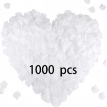 1000pcs Artificial Silk Rose Petals, Suitable For Weddings, Red Rose Petals Decor, Lifelike Satin Rose Petals, Create Wedding Atmosphere, Red Rose Petals, Rose Petal Decor, Everlasting Rose Petals, Rose For Your Loved Ones, Romantic Wedding Decor And Gift For Partner, Gift Box Filler, Romantic Aisle And Room Decor, Wedding Aisle Petals, Wedding Decor, Holiday Petals - Multicolor - View 10