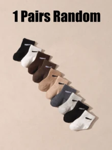 30 đôi tất cho bé sơ sinh, tất cho trẻ mới biết đi, tất cho bé gái, tất cho bé trai, màu trơn, kiểu phối màu Maillard, tất ấm áp cho mùa thu/đông, món quà tuyệt vời nhất cho bé trai và bé gái. - Nhiều màu - Xem 13