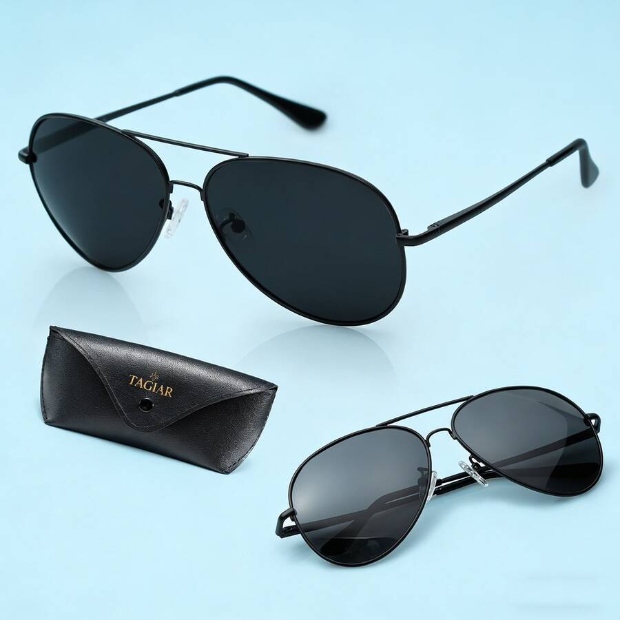 Lentes De Sol Polarizadas Para Hombre Caballero Tagiar Uv400 polarizadas con protección UV400, espejo, para hombres y mujeres, ideales para pesca, conducción, verano, playa y viajes
