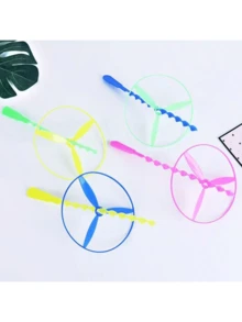 40 pièces/paquet Libellule en bambou colorée volante, jouet volant en plastique à pousser, faveurs de fête d'anniversaire, cadeaux de remplissage, couleur aléatoire (1/10/40 pièces) - Couleur aléatoire - Voir 4