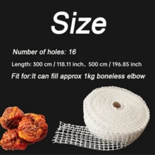 LOMILD 99.97米天然色烹饪绳 | 多用途，适用于烧烤、香肠制作和手工制作 | 耐用、多功能厨房绳；屠夫绳，用于捆扎肉类、火鸡、烧烤等。