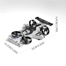 Kids Remote Control Battle Plane Toy Drone, 4-Axis Flying Aircraft With Altitude Hold Function, Equipped With Durable Lights And Hovering Feature - Multicolor - View 9
