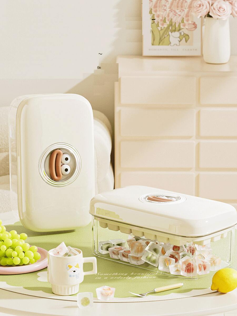 冰格，DIY制冰模具，带盖硅胶冰格，家用制冰模具 - 彩色 - 查看 1