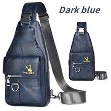 1 Set Men Sling Bag/Messenger Bag/Chest Bag/Shoulder Bag/Clutch Bag/Waist Bag, Made Of PU Leather, Multi-Pocket Design With Adjustable Strap, Suitable For Work, School, Business Trip, Shopping Shoulder Bag Christmas Travel Essentials Retro Bag Valentine's Day Valentines Holiday Essentials Bag Stickers Bags Summer Back To School Valentines Gifts Vintage The Sporty Life Summer Bag Spring Break Vacation Gift Bag Pack Belt Bag Waist Bag Vintage Bags School Supplies Purse Fanny Pack Side Bags Belts Pouch