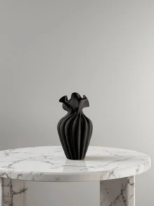 1 chậu cây điêu khắc màu đen mờ, bình trang trí hiện đại, thích hợp để trang trí nhà cửa, bàn phòng khách, quà tặng cho bạn thân. - Nhiều màu - Xem 10