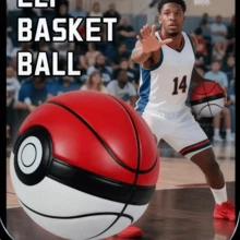 pokemon 1pc Funny Basketball Cartoon Pattern No.7 Ball, Made Of Durable PVC Material For Indoor And Outdoor Use. It Is Not Only A Stress Relief Toy, But Also The Best Choice For Valentine's Day Gift For Boyfriend, Husband, Or Basketball Enthusiasts! [Needs To Be Inflated] - Multicolor - View 9