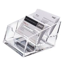 Transparent Single-Layer Plastic Business Card Holder, Minimalist Double-Layer Triple-Layer Business Card Case, Business Card Holder