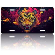 License Plate Cover, Car Front License Plate Funny Car License Plate Personalized Decoration Novelty Vanity Tag Aluminum Car Accessories For Women Men,12"X 33" - A8 - 查看 1