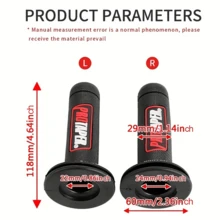 Kit de modification universel 7/8 pouces pour guidon de moto/VTT - Matériau en silicone, convient pour KTM, BMW et autres motos tout-terrain - Couvre-guidon moto tout-terrain durable et confortable, accessoires moto | Couvre Vitalité | Couvre en silicone durable - Taille Unique - Voir 3