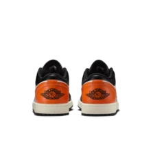 Nike Air Jordan 1 Low 男士休闲运动鞋 553558-081 - 黑/灰橙 - 查看 7