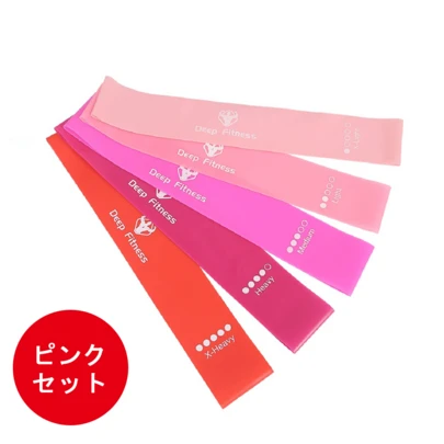 フィットネス チューブ レディース向け | 引き締め シェイプアップ アームズ レッグ トレーニング ハンドル付き 収納ケース付き  E-03