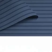 Premium Adhesive Ribbed Wallpaper 50cm – Rolls From 1 To 12m For Living Room And Bedroom - Màu xanh hải quân - Xem 1