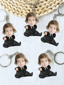 Bộ 1/3/5 móc khóa ảnh Baby Boss tùy chỉnh, quà sinh nhật hình đầu lâu nổ Boss Baby, quà lưu niệm độc đáo, móc khóa ảnh tùy chỉnh, đồ trang trí kỷ niệm ngày sinh của bé, món quà hoàn hảo cho bố mẹ mới, gia đình, bạn bè, thích hợp cho tiệc mừng em bé, trang trí phòng trẻ, quà tặng cá nhân hóa, quà tặng cặp đôi, áp dụng cho nhà, văn phòng, chìa khóa xe, quà tặng bạn trai, phụ kiện cá nhân hóa, mặt dây chuyền ba lô, trang trí phòng, trang trí nhà cửa phòng khách, sang trọng dễ tiếp cận, quà tặng Ngày của Mẹ - Nhiều màu 3 - Xem 24